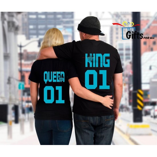 Tricouri cuplu- King & Queen