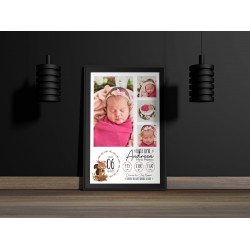 Tablou Personalizabil cu Poză Nou-Născut